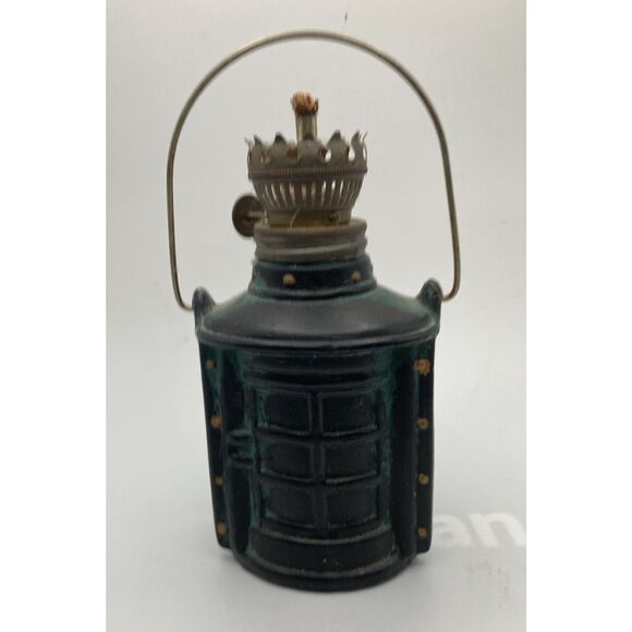 Dabs Miniature Oil Lamp Boat Lantern Style Base -- Art. No. D3527 - 5.5" Tall - Picture 2 of 9